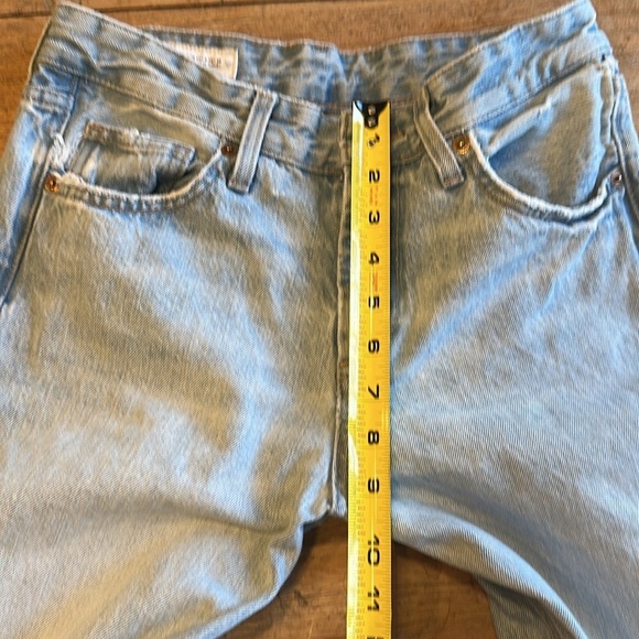 Zara Jeans Full Length straight leg Jean size 4 - Picture 9 of 9